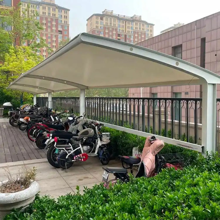 呼图壁县膜结构电动车棚